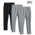 thumbnail image 1 of hengsof Baby Girls Three Pack Soft Leggings for 2-13 Years, Thin Stretch Knit Pants, Everyday Comfort Playtime Bottoms, 1 of 8