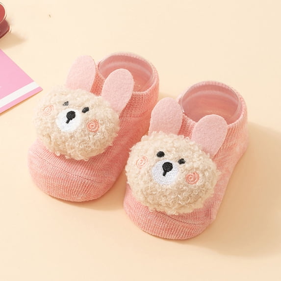 hengsof Baby Socks,Rabbit Non Slip Socks for Newborn Preemie Infant Cute Princess Dress Ankle Sock