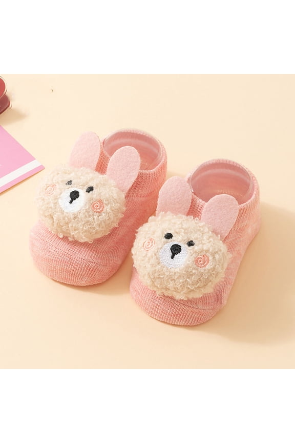 Baby Socks,Rabbit Non Slip Socks for Newborn Preemie Infant Cute Princess Dress Ankle Sock