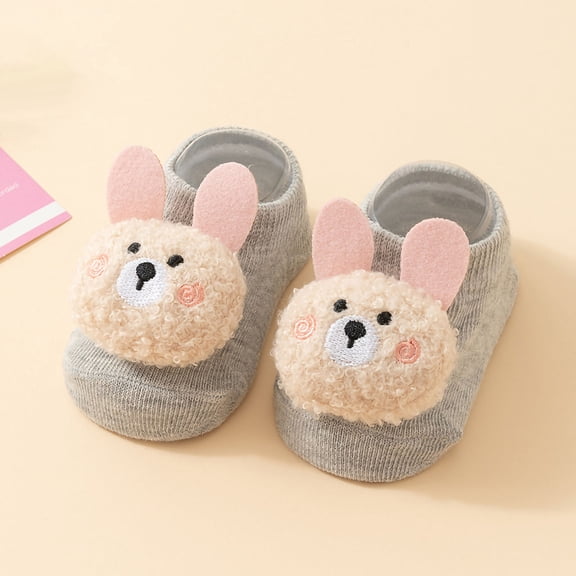 hengsof Baby Socks,Rabbit Non Slip Socks for Newborn Preemie Infant Cute Princess Dress Ankle Sock