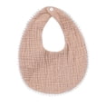 thumbnail image 1 of hengsof Baby boy's Everyday Bib, Stylish Lace Trim Solid Color Soft Cotton Gauze Comfortable Bib, Suitable for Infants, 1 of 4