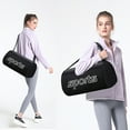 thumbnail image 1 of hengsof Back to School Supplies Gym Bag Womens Mens Travel Duffel Bag for Women for Plane Sport Gym Tote Bags with Toiletry Bags Waterproof Holdalls, 1 of 8