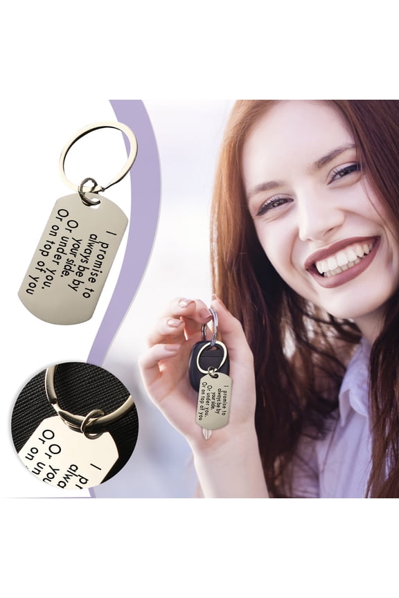 Birthday Celebration Couple Keychain, Stainless Steel Letter Matching Key Ring, Personalized Initial Gift for Partners, Special Date Valentine's Day Present