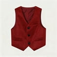 thumbnail image 1 of hengsof Boy's 3 Button Formal Suit Vest, 1 of 5