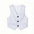 thumbnail image 1 of hengsof Boy's 3 Button Formal Suit Vest, 1 of 6