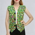thumbnail image 1 of hengsof Boys Girls Sequin Waistcoat Sleeveless Hip-hop Jazz Dance Stage Performance Costume Vest Tops, 1 of 7