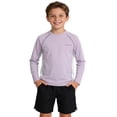 thumbnail image 1 of hengsof Boys' Long Sleeve Quick Dry T-Shirt, Summer Training Sports Top, Children's Round Neck Raglan Sleeve Breathable and Comfortable Shirt, 1 of 5