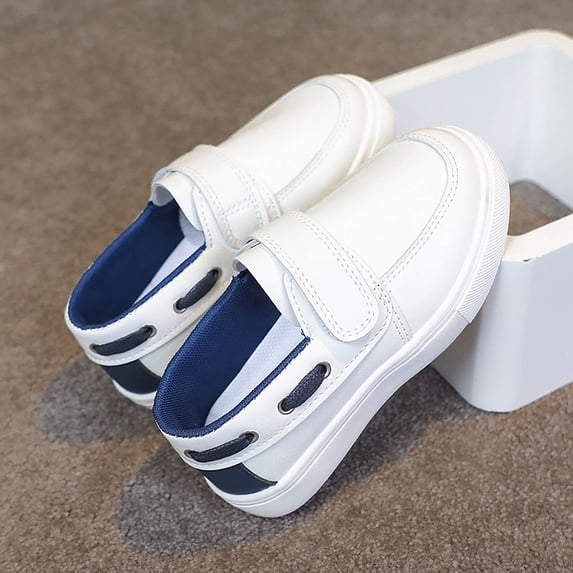 hengsof Boys' Spring Summer Fashion Solid Color Flat Shoes Soft Sole Comfortable Breathable Sports Shoes Versatile Casual Shoes