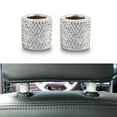 thumbnail image 1 of hengsof Car Bling Headrest Collars, 2 Pcs Car Head Rest Collars Rings Decoration, Rhinestone Crystal Diamond Interior Accessories for Auto Head Rest, Crystal Charms for Car SUV Truck, 1 of 7