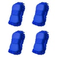 hengsof Car Wash Mitt, Premium Chenille Microfiber Wash Sponge, Two