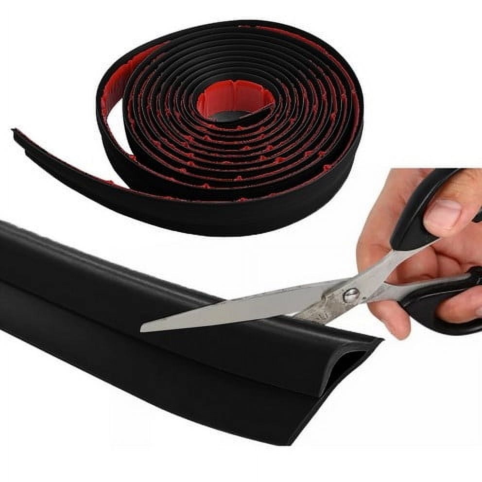 Carpet Floor Transition Strip, Self-Adhesive Carpet To Tile Transition Edging Trim Suitable For Door Threshold/Wood Floor, Cover Height Within 5Mm At
