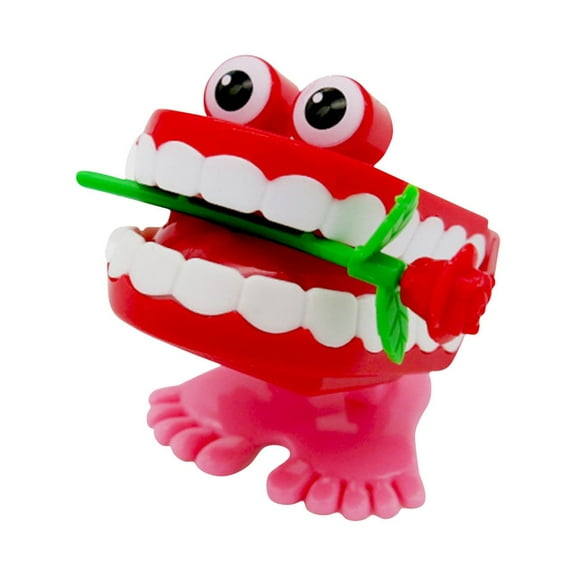 hengsof Chattering Teeth Wind Up Walking Teeth Toys With Eyes, Funny Joke Toys For Party Halloween Christmas Desktop Decoration Halloween Party Favours Gifts