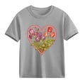 thumbnail image 1 of hengsof Children's Basic Round Neck Short Sleeve T-shirt, 1 of 3
