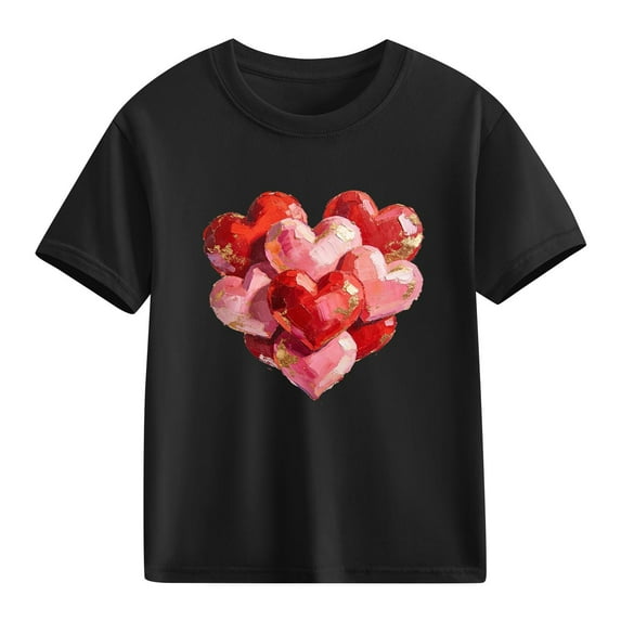 hengsof Children's Basic Short Sleeve Base T-shirt