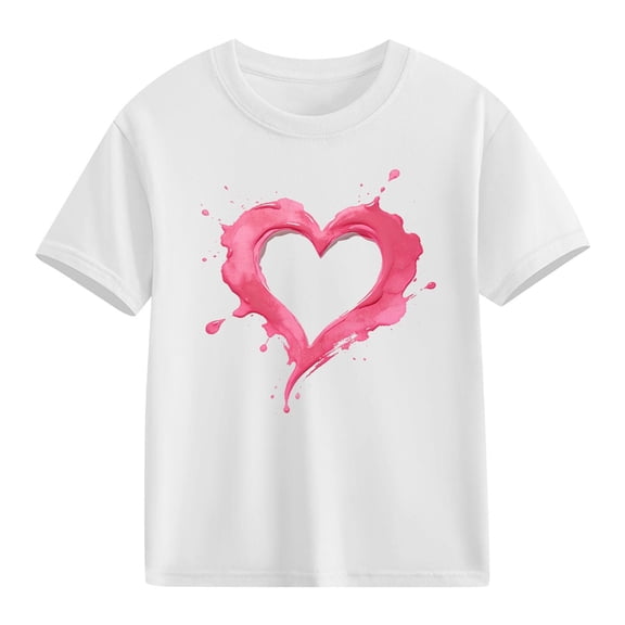 hengsof Children's Basic Short Sleeve Base T-shirt