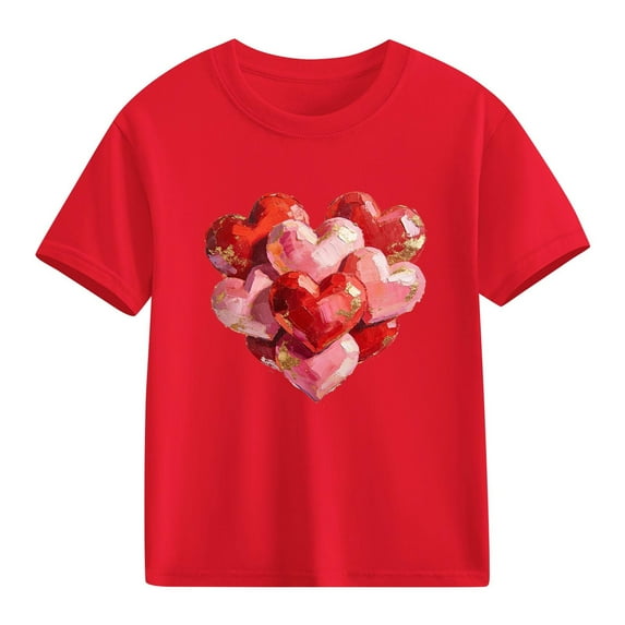 hengsof Children's Basic Short Sleeve Base T-shirt