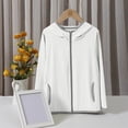 thumbnail image 1 of hengsof Children's Fashion Sun Protection Hooded Jacket, Lightweight Breathable Long Sleeve Rash Guard, UV Protective Cover Up for Kids, 4 to 16 Years, 1 of 5