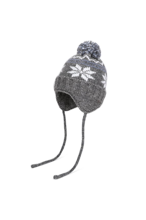 Children's Knitted Beanie Hat Ear Flaps Warm Hat