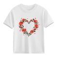 thumbnail image 1 of hengsof Children's Short Sleeve Printed T-shirt Tops, 1 of 3