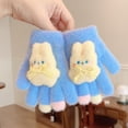 thumbnail image 1 of hengsof Children's Winter Warm Gloves Doll Decoration Kids Gloves Elastic Cuffs for Little Girls Boys, 1 of 4