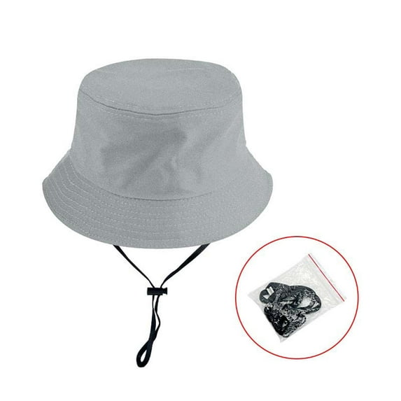 hengsof Childrens Boy Sun Fisherman Hat Toddler Summer Protection Beach Hat Toddler Girl Summer Bucket Hat Cotton Linen Baby Hat