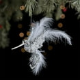 thumbnail image 1 of hengsof Christmas Artificial Plume Birds Pendant , Xmas White Feathered Dove Ornaments, Mini Birds for Christmas Tree Wedding DIY Craft Outdoor Decor, 1 of 6