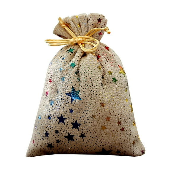 hengsof Christmas Drawstring Velvet Gift Bags Soft Cloth Candy Bags for Holiday Party Favors Christmas Gift Bags Candy Drawstring Bags