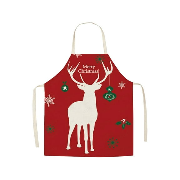 hengsof Christmas Kitchen Aprons for Women Men Adjustable Cooking Chef Aprons Waterproof Bib Aprons Cute Xmas Party Gift