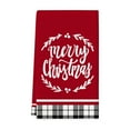 thumbnail image 1 of hengsof Christmas Kitchen Towels Christmas Theme Absorbent Microfiber Dish Towels for Kitchen, Red Cute Holiday Designs with Xmas Tree for Decoration, Gifting, Housewarming, 1 of 6