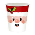 thumbnail image 1 of hengsof Christmas Party Tableware Set Cute Santa Claus Dinnerware Kit Paper Plates Disposable Napkins Cups Forks Spoons Knives for Xmas Holiday Dinner Supplies, 1 of 5