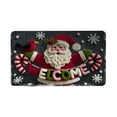 thumbnail image 1 of hengsof Christmas Rug Kitchen Bathroom Rugs for Entryway,Washable Soft Non-Slip Christmas Tree Santa Claus Area Rug,Door Mat for Winter Living Room Bedroom Holiday Decor, 1 of 6