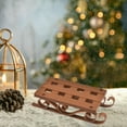 thumbnail image 1 of hengsof Christmas Sled Ornaments Miniature Plastic Sleighs Model Mini Ski Tabletop Sleighs Xmas Holiday Tree Hanging Decoration Christmas Decor, 1 of 7