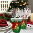 thumbnail image 1 of hengsof Christmas Tree Party Supplies, Red and Green Christmas Party Tableware Xmas Party Decorations Favors, Disposable Xmas Paper Plates and Napkins Sets Cups Forks, 1 of 6