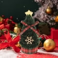 thumbnail image 1 of hengsof Christmas Tree Small Artificial Christmas Tree Christmas Decorations Xmas Tree for Home Office Holiday Desktop Decoration, 1 of 6