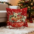 thumbnail image 1 of hengsof Christmas Vibe Printed Pillowcase Decorative Cushion for Living Room Sofa Bedroom Seating Home Festive Displays Perfect for Christmas, 1 of 6
