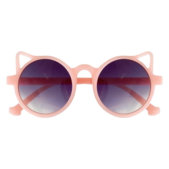 hengsof Cute Cat Ear Sunglasses for Girls, Fashionable Gradient Sun Protective Sunglasses for Children, Suitable for The Beach