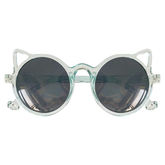 hengsof Cute Cat Ear Sunglasses for Girls, Fashionable Gradient Sun Protective Sunglasses for Children, Suitable for The Beach