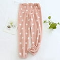 thumbnail image 1 of hengsof Cute Patterned Maternity Thermal Pants Comfortable and Soft Long Pants for Sleep and Relaxation, 1 of 3