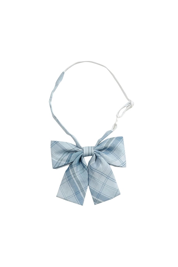 Cute Plaid Bow Tie for Girls, Stylish School Uniform Shirt Bow Tie, Classic Versatile Bow Tie for Children