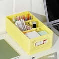 thumbnail image 1 of hengsof Desktop Storage Box, Student Stationery Storage Box, Miscellaneous Items, Cosmetics Storage Basket, Small Shelf Basket, Kitchen, Bathroom, Bedroom, Living Room, Office Desk, 1 of 6
