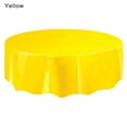 thumbnail image 1 of hengsof Disposable Solid Color Plastic Tablecloth for Round Tables Premium Decorative Table Covers, for Parties, Events and Weddings, Indoors and Outdoors, 1 of 2