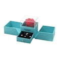 thumbnail image 1 of hengsof Double-door Eternal Rose Jewelry Box With Bow Valentine's Day Gift Packaging Box Earrings Ring Necklace Box, 1 of 6