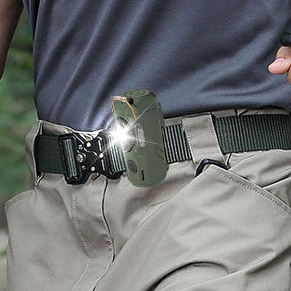 hengsof Electric Lighter USB Rechargeable Lighter Waterproof Lighter with Flashlight Arc Lighter Fire Starter for Outdoor Camping Hiking Tactical Survival Lighter
