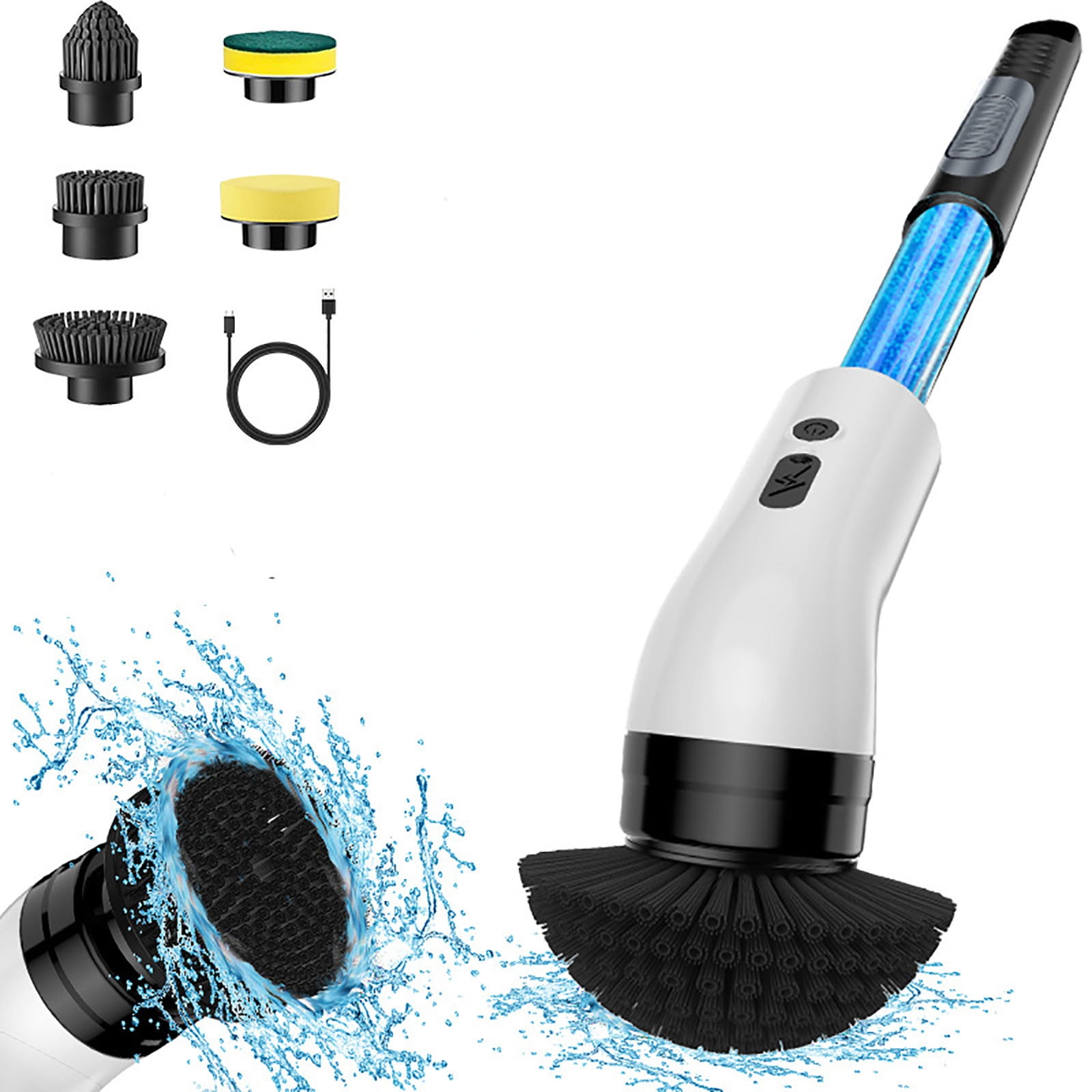 hengsof Electric Spin Scrubber for Cleaning Bathroom, Shower Scrubber