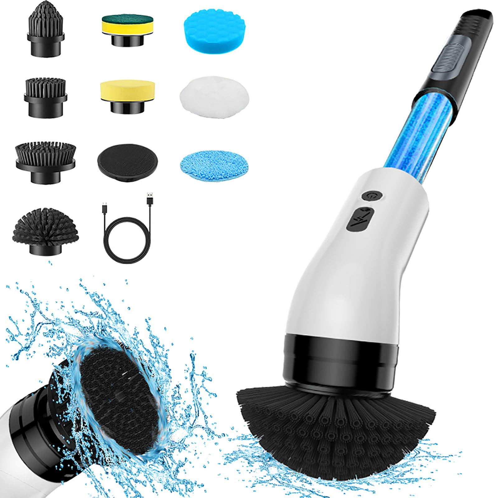 hengsof Electric Spin Scrubber for Cleaning Bathroom, Shower Scrubber