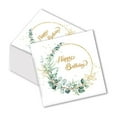 thumbnail image 1 of hengsof Eucalyptus Leaves Bridal Shower Paper Plates Napkins Cups Disposable Sage Green Tableware Set With Knives Forks Cheers to Love Party Favors for Wedding Engagement Decor, 1 of 5