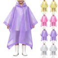 thumbnail image 1 of hengsof Fashion Outdoor Thick Waterproof Kids Rain Ponchos - 3-14Y, Hood & Sleeves, Park Essentials, 1 of 7