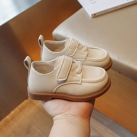 hengsof Formal Shoes for Toddlers Boys and Girls Non Slip Shoes Wedding Church Formal Shoes Flat Shoes Summer Solid Color Leather Shoes