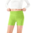 thumbnail image 1 of hengsof Girls Athletic Shorts Kids High Waisted Yoga Dance Biker Shorts Comfy Gymnastics Shorts 5-14Y, 1 of 6
