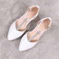 thumbnail image 1 of hengsof Girls' Chunky Heel Sandals Stylish Transparent Strappy Crystal Comfortable Sandals Suitable for Children Aged 4-12 Perfect for Wedding Parties, 1 of 5